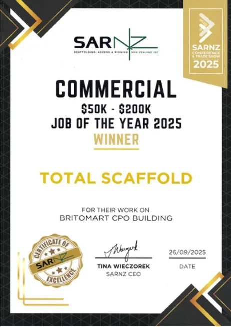 Commercial Job of the Year 2025 Award