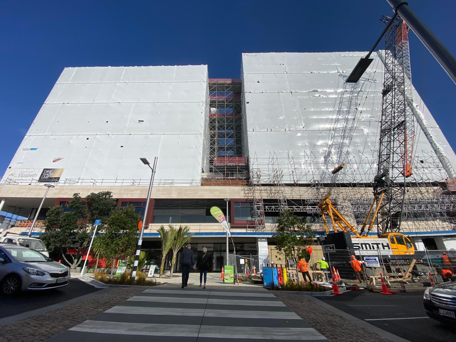 Elizabeth Towers scaffolding