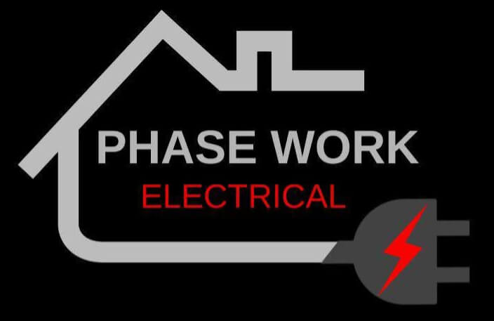 Phase Work Electrical Ltd logo, registered electrician serving Wellington, Kapiti Coast and Horowhenua, New Zealand.