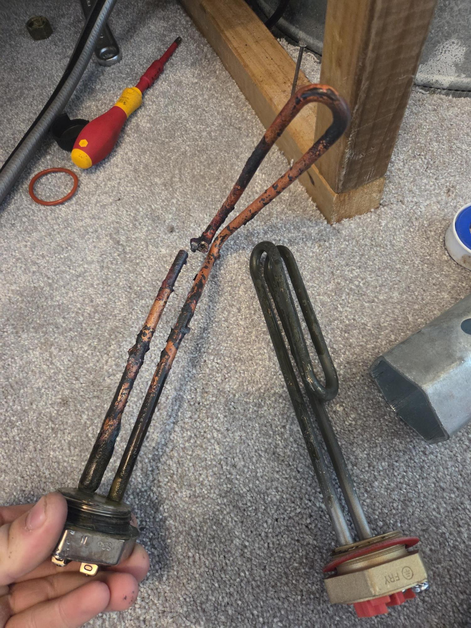 Faulty hot water elements found and replaced during electrical fault finding in Paraparaumu