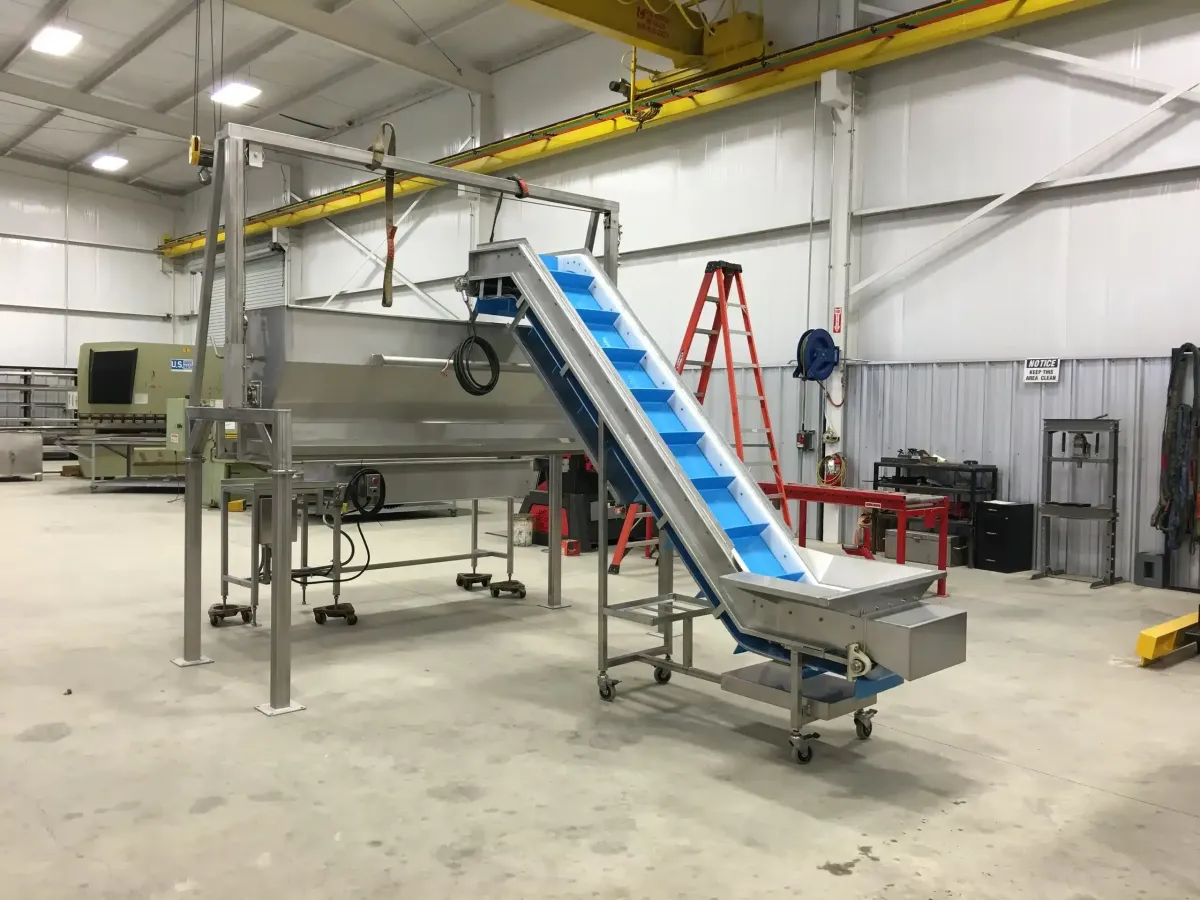 Close-up view of a complex engine mechanism