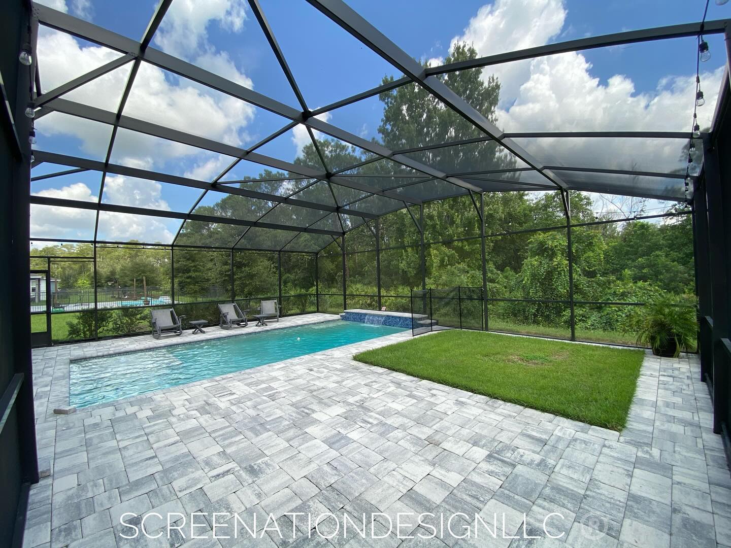 Luxury outdoor living space in Bay Hill Florida