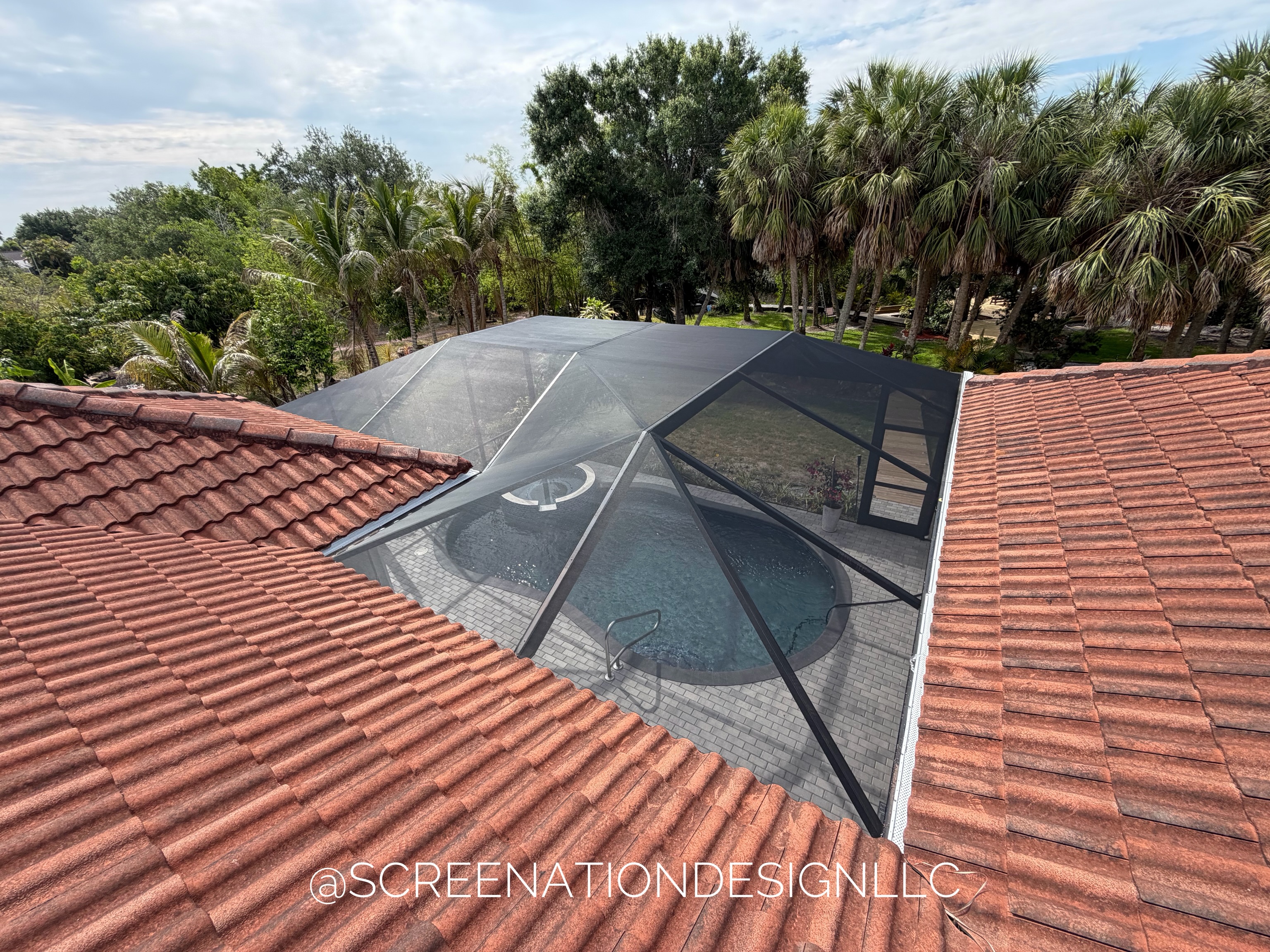 Pool cage and outdoor living renovation in Windermere FL