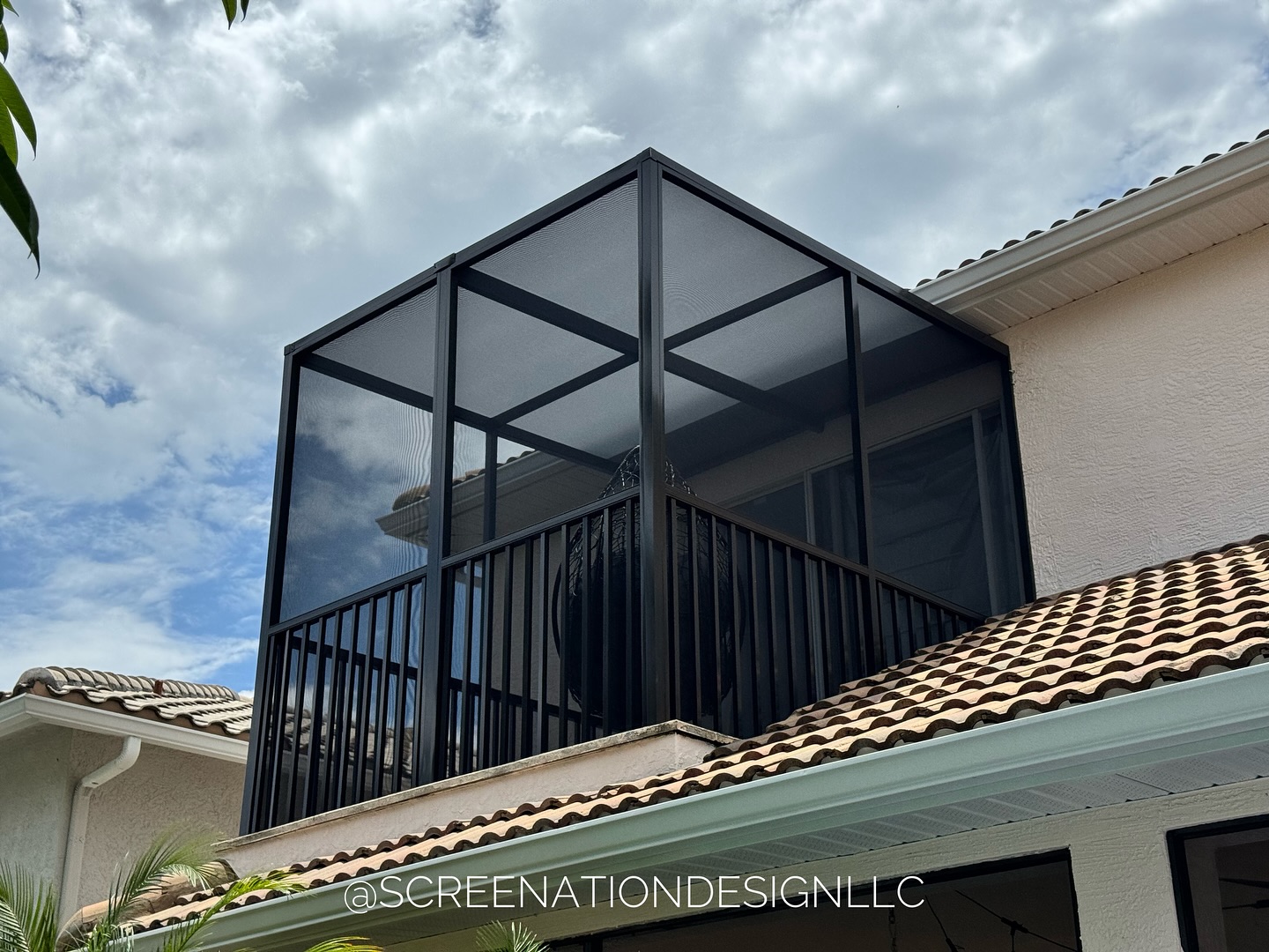 Modern aluminum screen room in Winter Garden FL