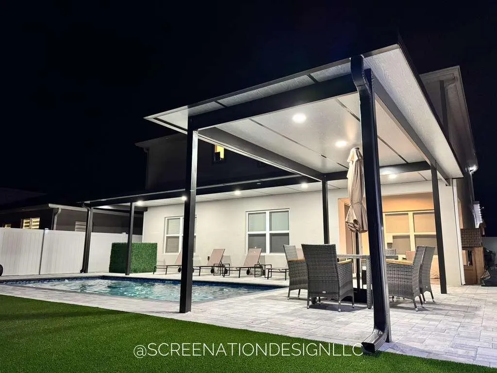 Custom Insulated Roof Patio Cover In Central Florida