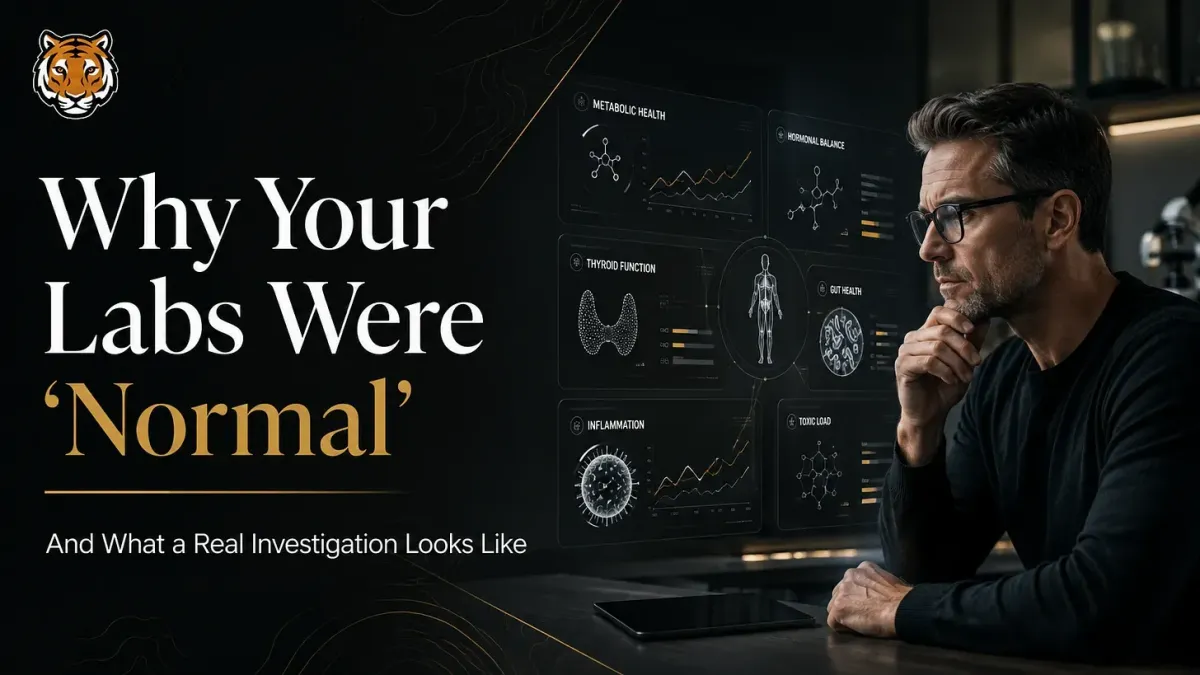Why your labs were “normal” — and what a real investigation looks like.