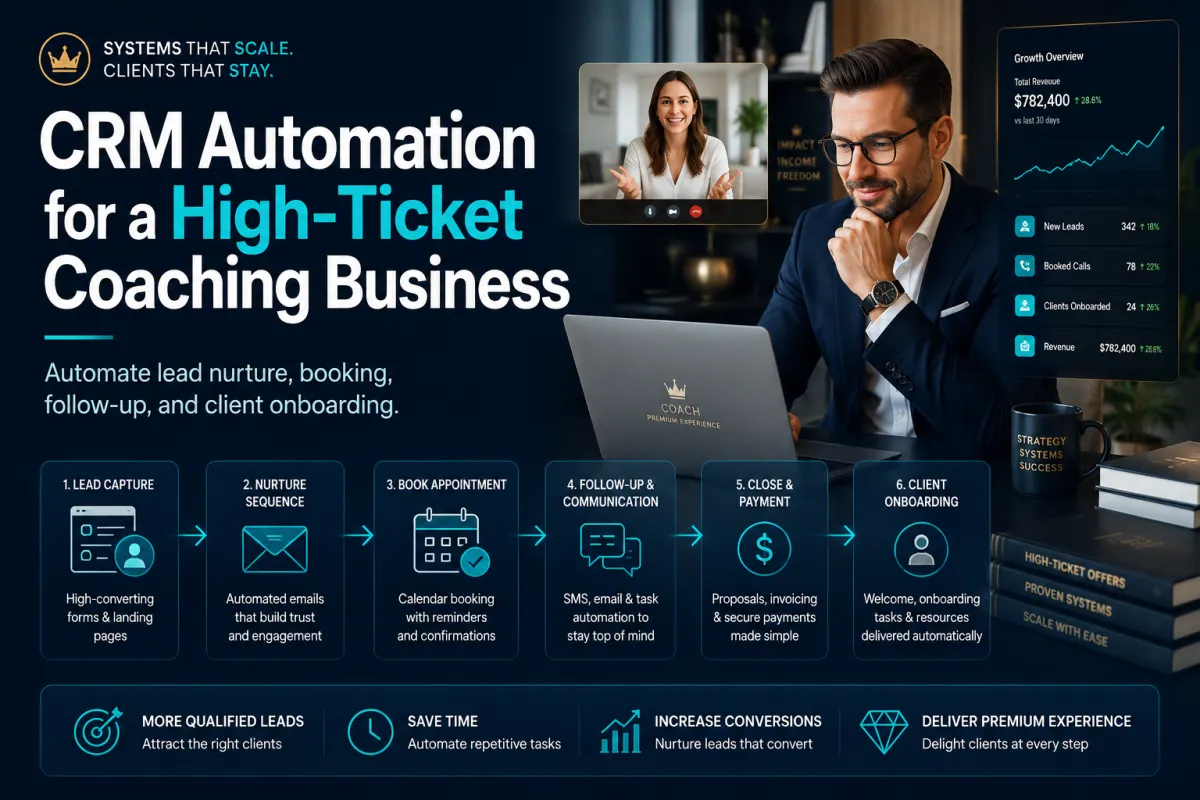 CRM automation for high ticket clients