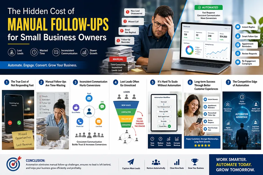 The Hidden Cost of Manual Follow-Ups for Small Business Owners