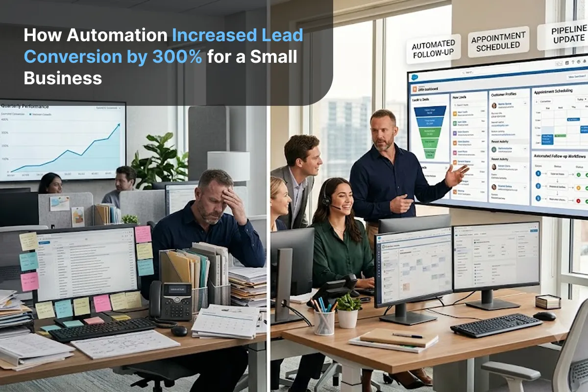 How Automation Increased Lead Conversion by 300% for a Small Business