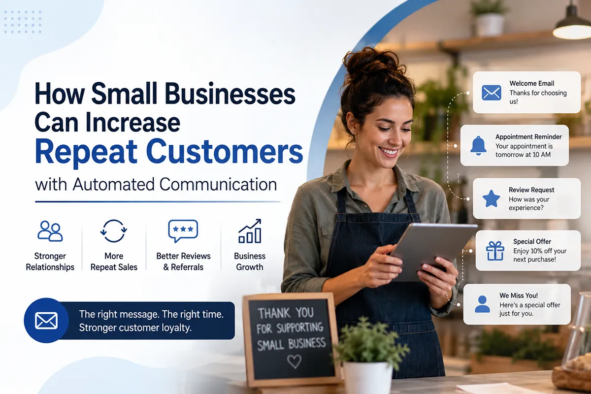 How Small Businesses Can Increase Repeat Customers with Automated Communication
