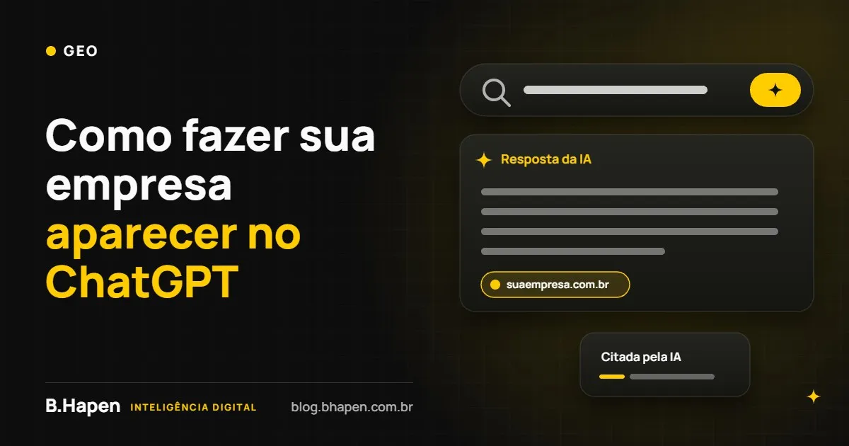 Como fazer sua empresa aparecer no ChatGPT