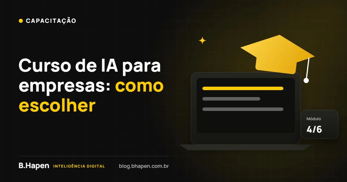 Curso de IA para empresas: como escolher
