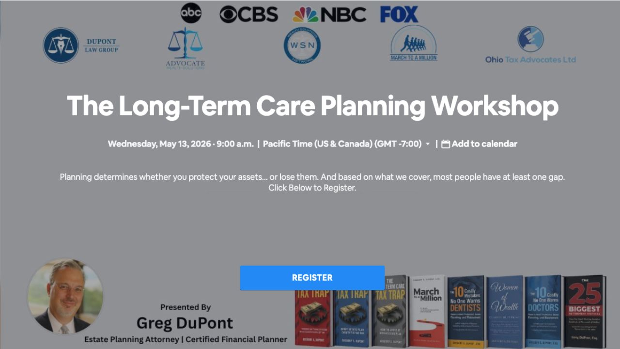 Free Ohio Long-Term Care Workshop | Protect Assets