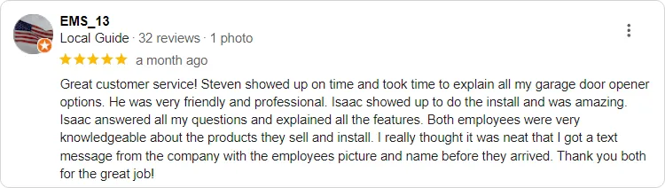 garage door sales