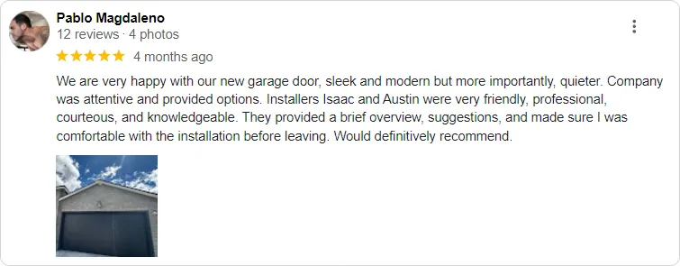 garage door sales near me