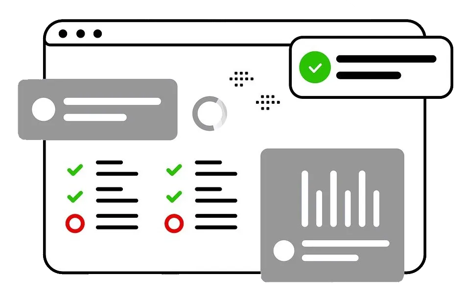 Dashboard illustration of pipeline CRM with sales pipeline analytics, performance metrics, task tracking, and sales forecasting insights.