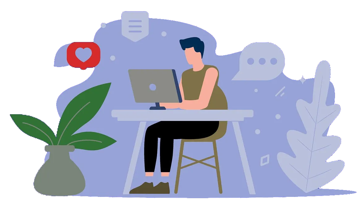 Person working on a laptop to create customer surveys, showcasing survey platform tools for online surveys and customer engagement.