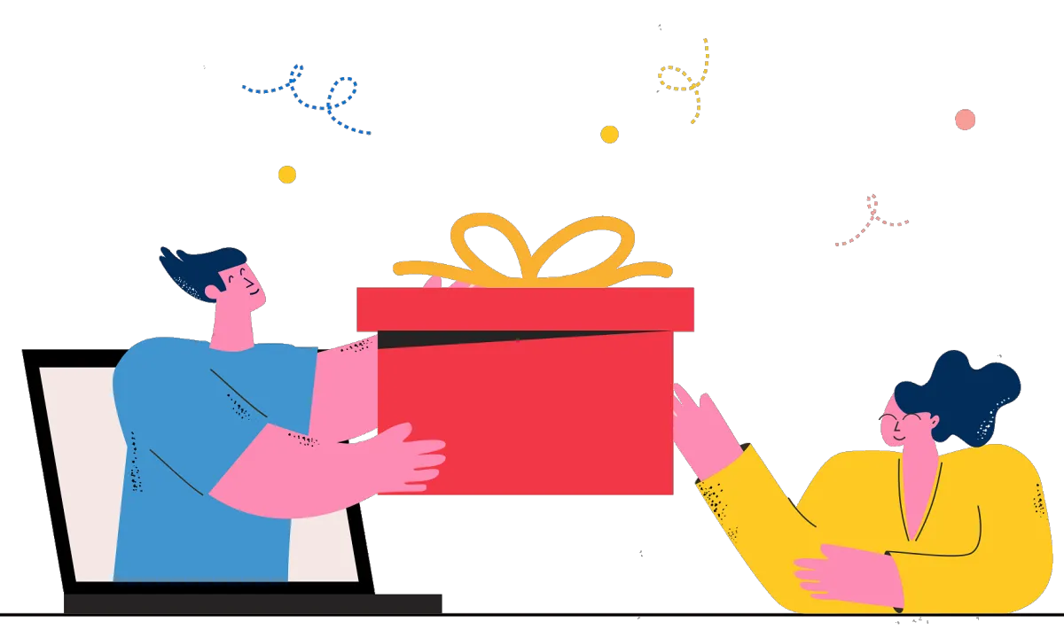 Digital learning platform rewarding students with recognition and rewards, symbolizing customer loyalty and incentives in an affordable LMS.