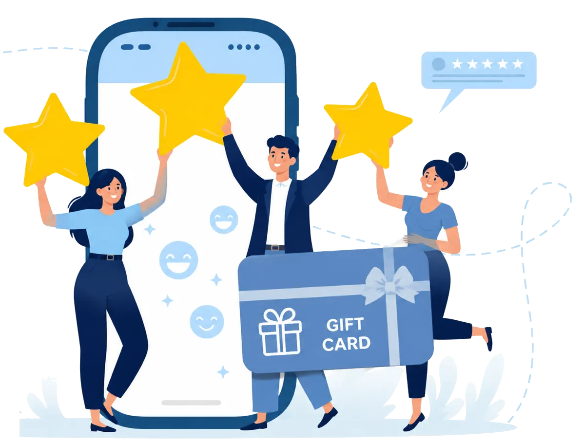 Team managing digital gift cards to sell gift cards online