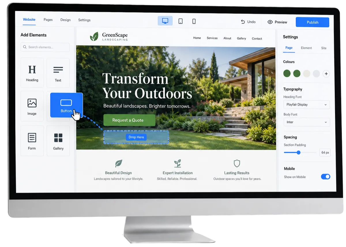 Website templates for sales funnels and landing page design, including food business and car dealer funnel examples for lead generation and conversions.
