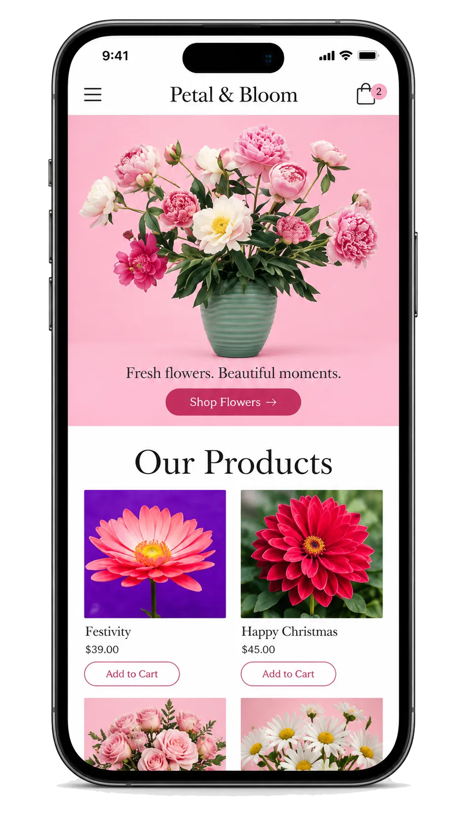 Ecommerce website templates showcasing product pages, travel shop design, flower shop layout, and modern online store examples for selling digital and physical products.