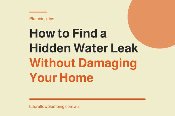 How to Find a Hidden Water Leak Without Damaging Your Home