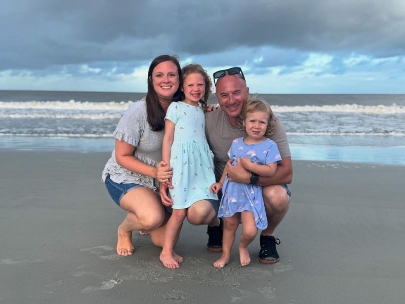 pacific lawn care business owner and family