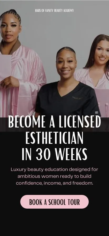 North Carolina esthetician school, n esthetic school, skin care training, skin care, facial, wax training 