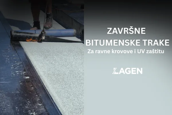 Završne bitumenske trake sa posipom – primena na ravnim krovovima