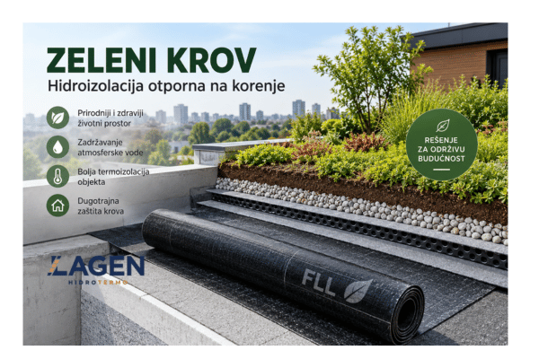 Zeleni krov – slojevi, hidroizolacija i zaštita od korenja