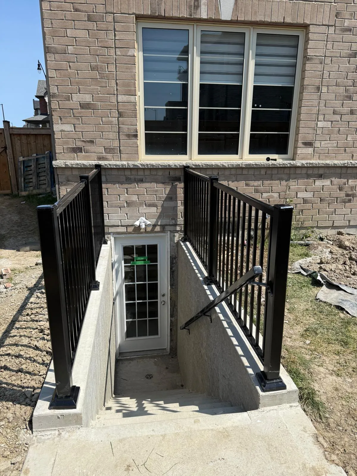 Rising Hill separate basement entrance project