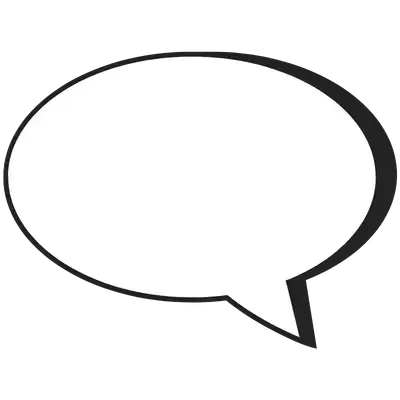 Speech bubble icon representing open communication and dialogue in couples therapy.