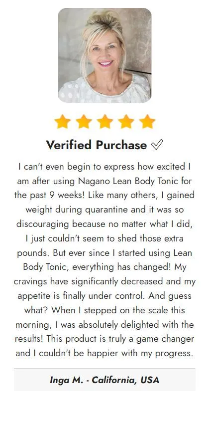 Nagano Lean Body Tonic review 2