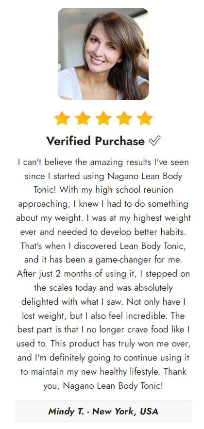 Nagano Lean Body Tonic review 3
