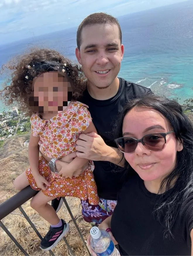 Photo of the author and expert phone flipper with his family in Hawaii