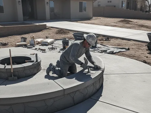 Custom Outdoor Concrete Features in Sun Valley, NV
