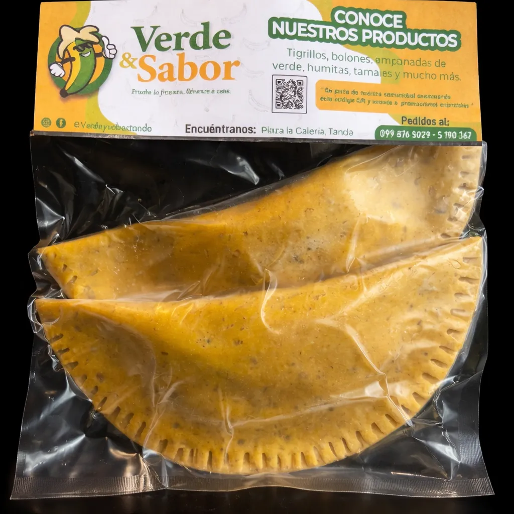 Empanada al vacio en tanda Quito