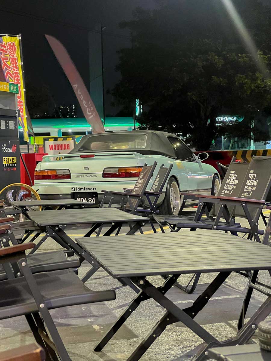 nissan silva cab s13 from behind