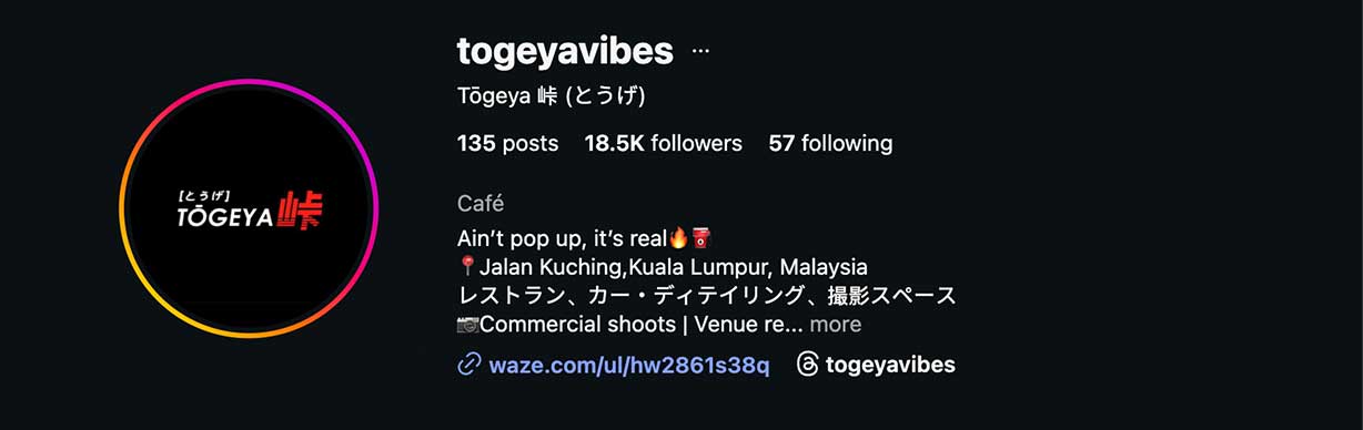 togeya instagram logo