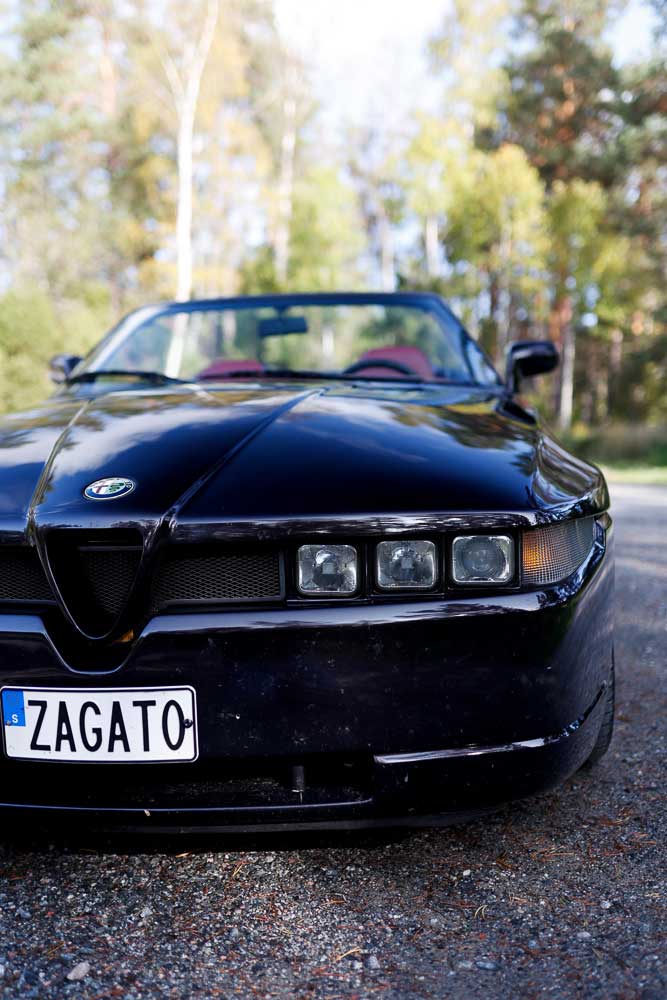 The front of a Alfa Romeo Rz 