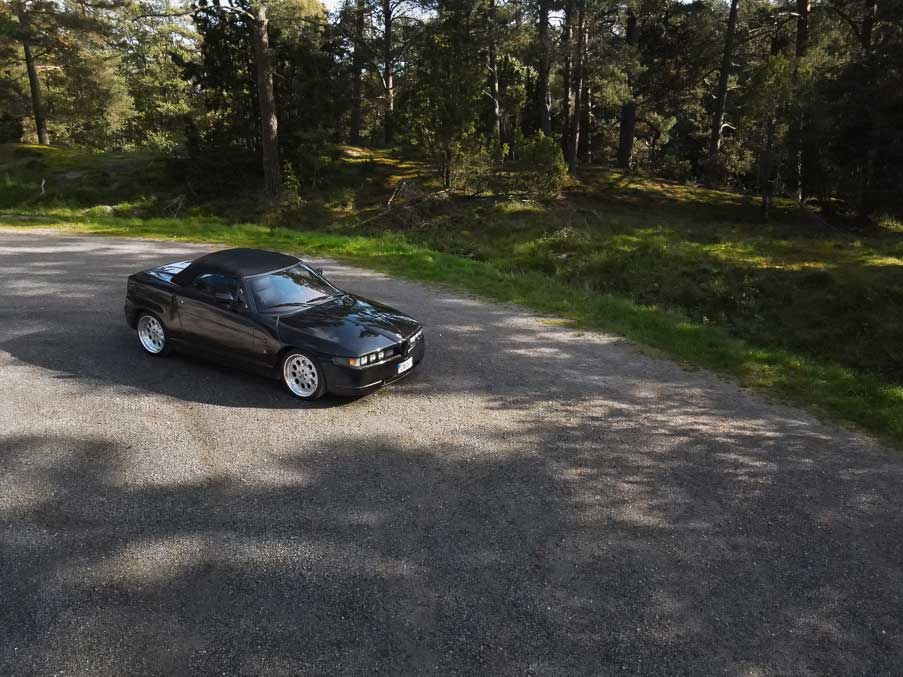 from above in the sun a alfa romeo rz