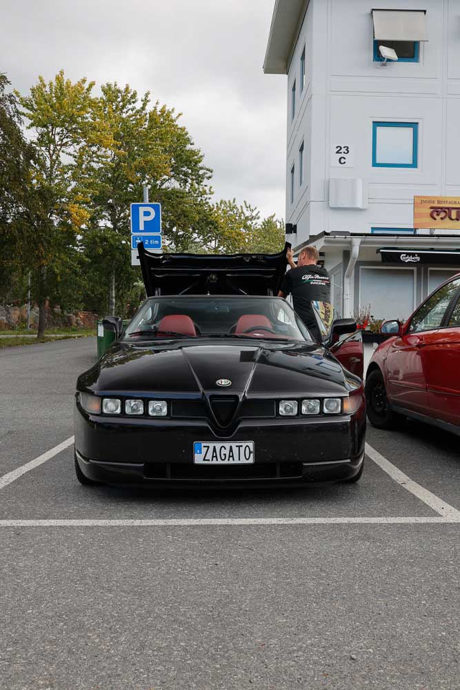 Claes Hoffsten taking top of the Alfa RZ