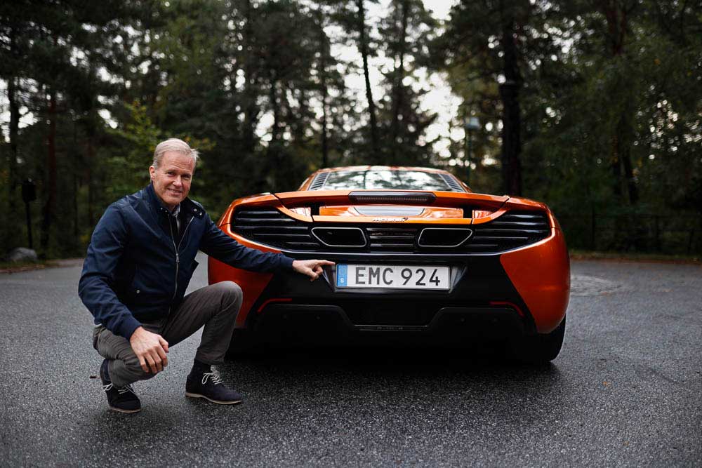 Jan EMC on his Mclaren mp4-12c