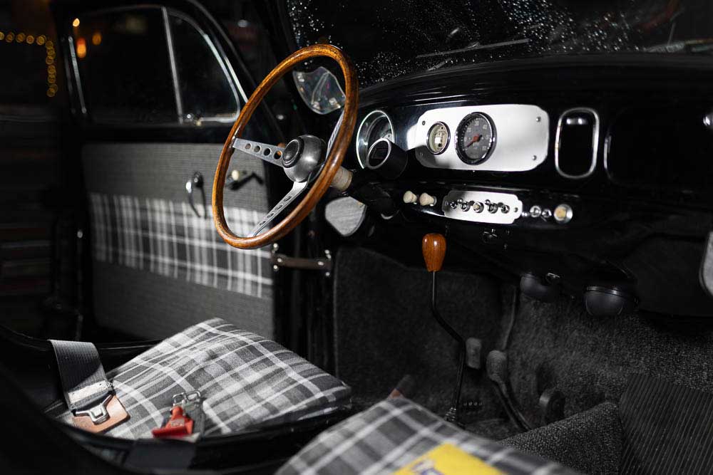 Interior on the Rally Beetle