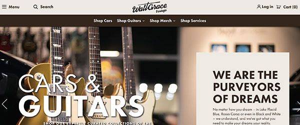 walt grace vintage homepage