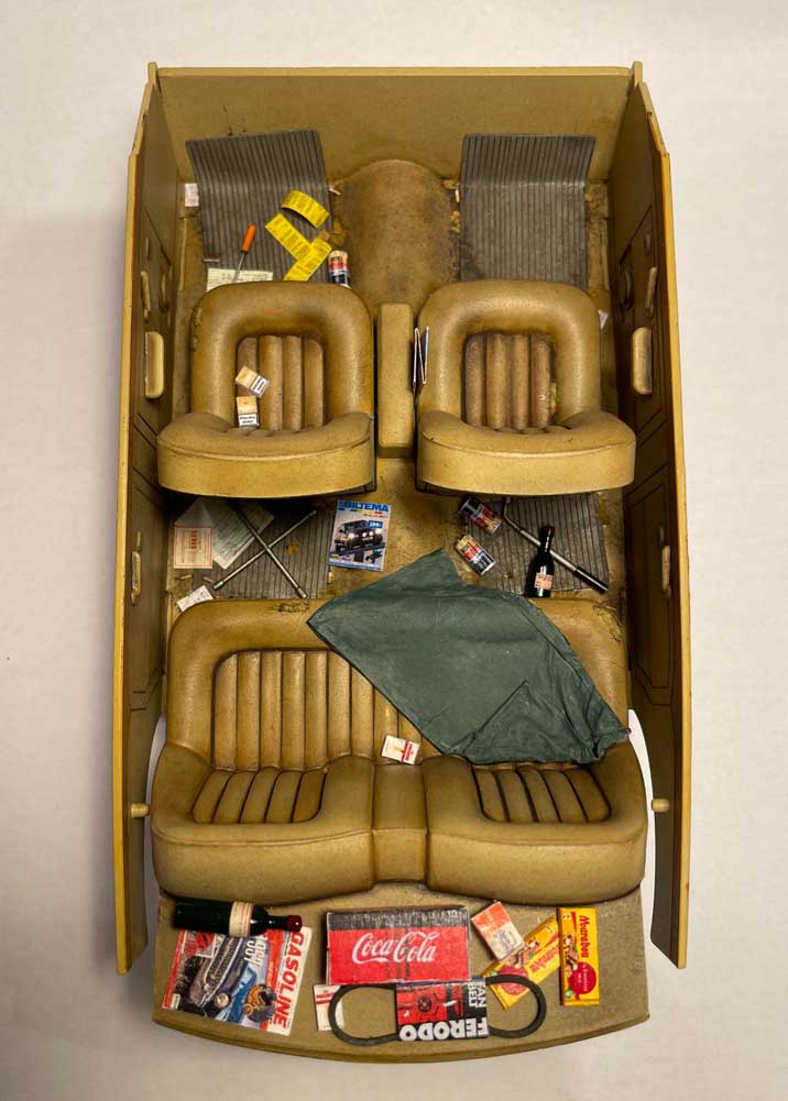 the interior of a model of sandlund art