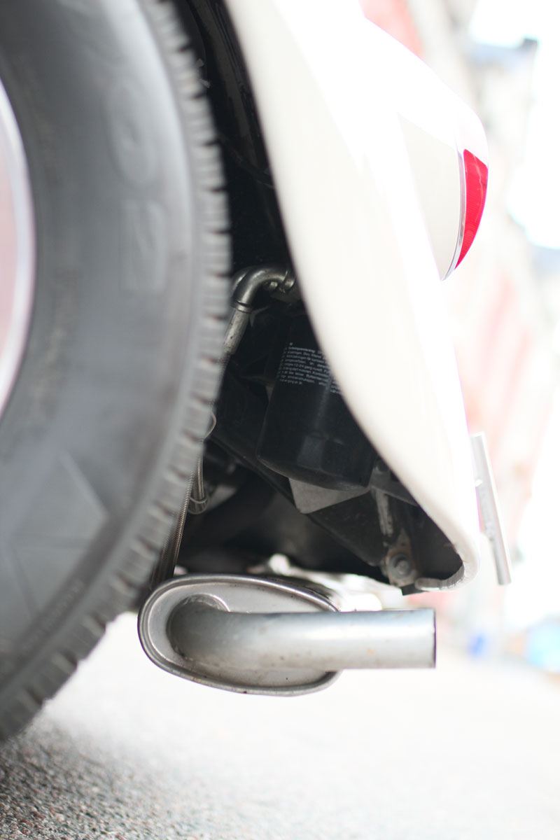 the exhaust of the swedsh cal look beetle