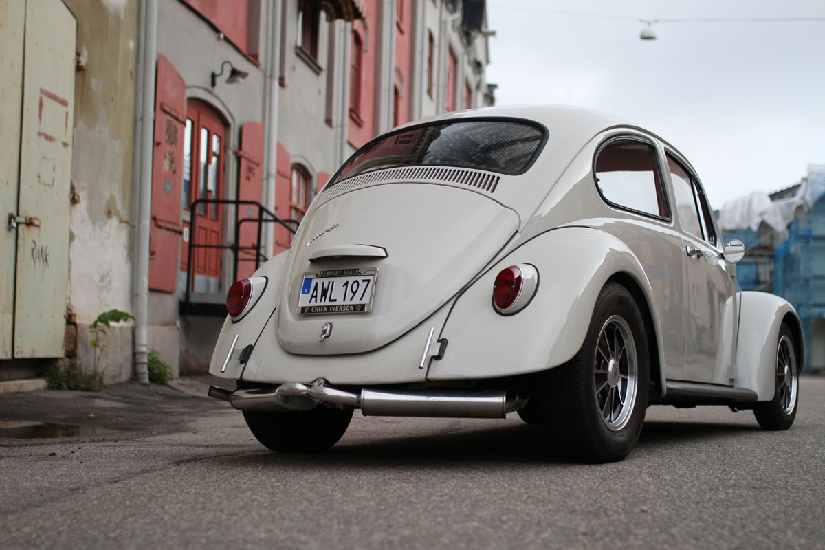 the rear of the cal look beetle 