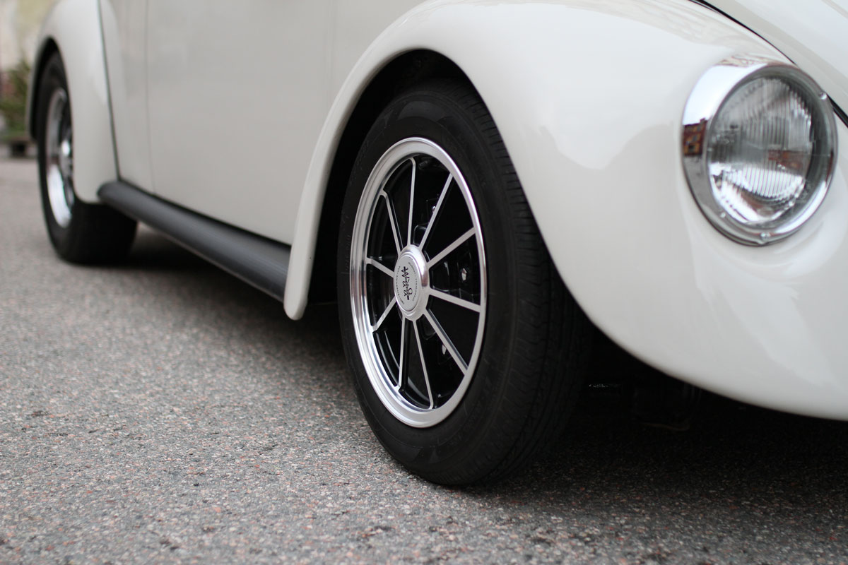 rims on a cal look beetle from sweden