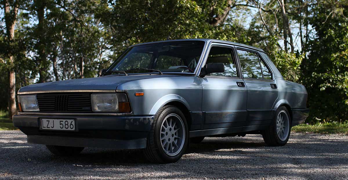 a fiat argenta in the sun 
